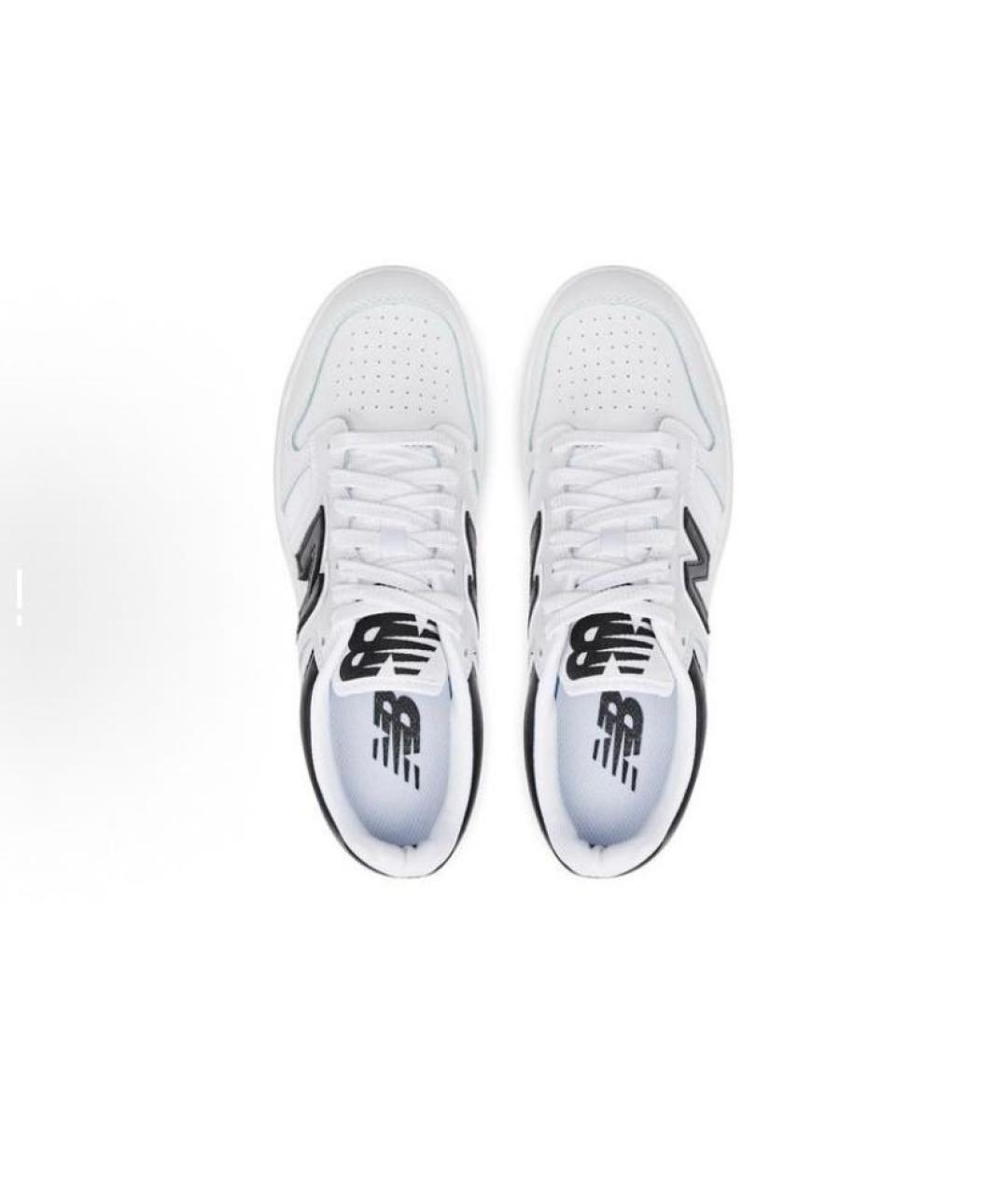 NEW BALANCE Белые кожаные кроссовки, фото 5