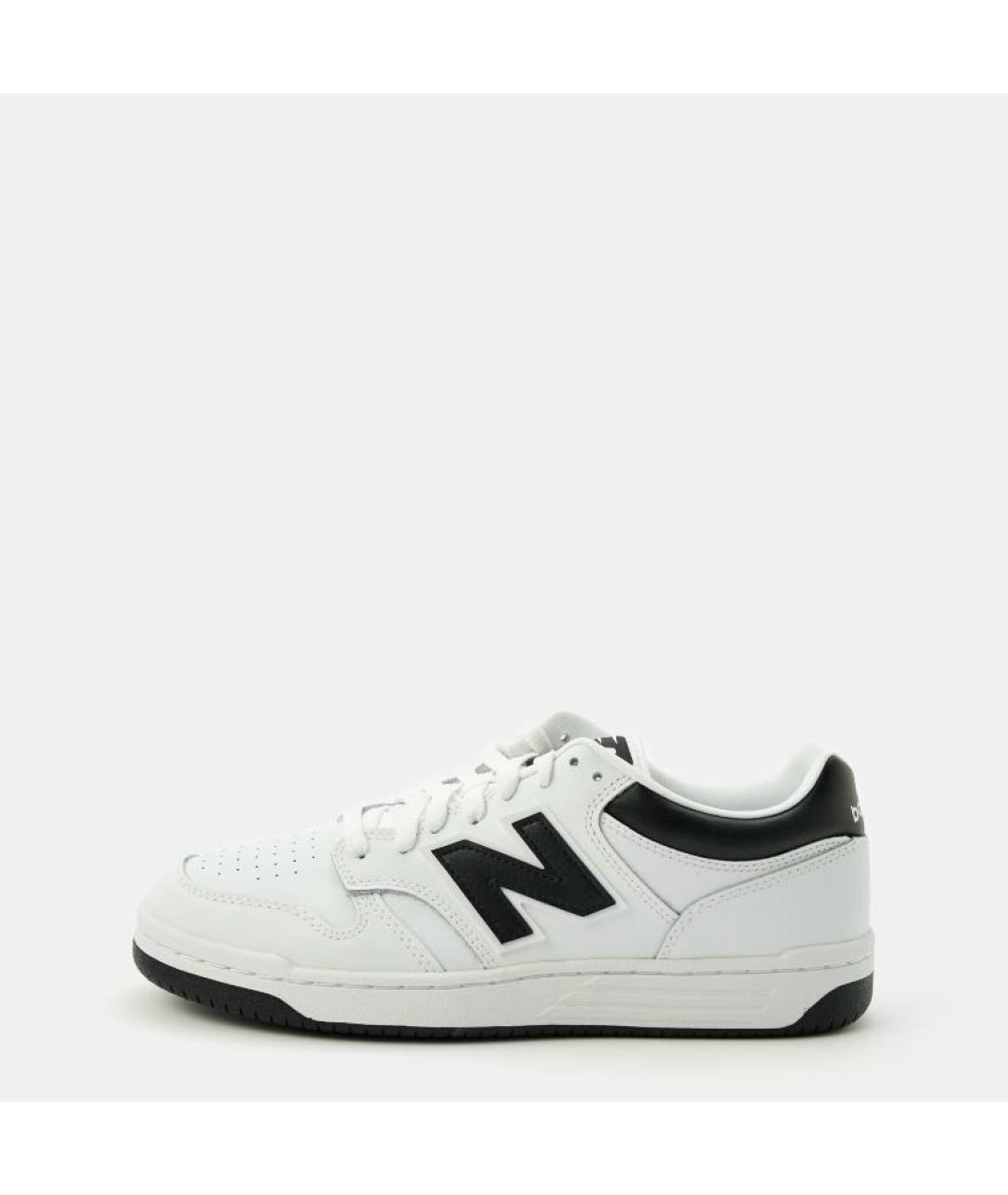 NEW BALANCE Белые кожаные кроссовки, фото 2