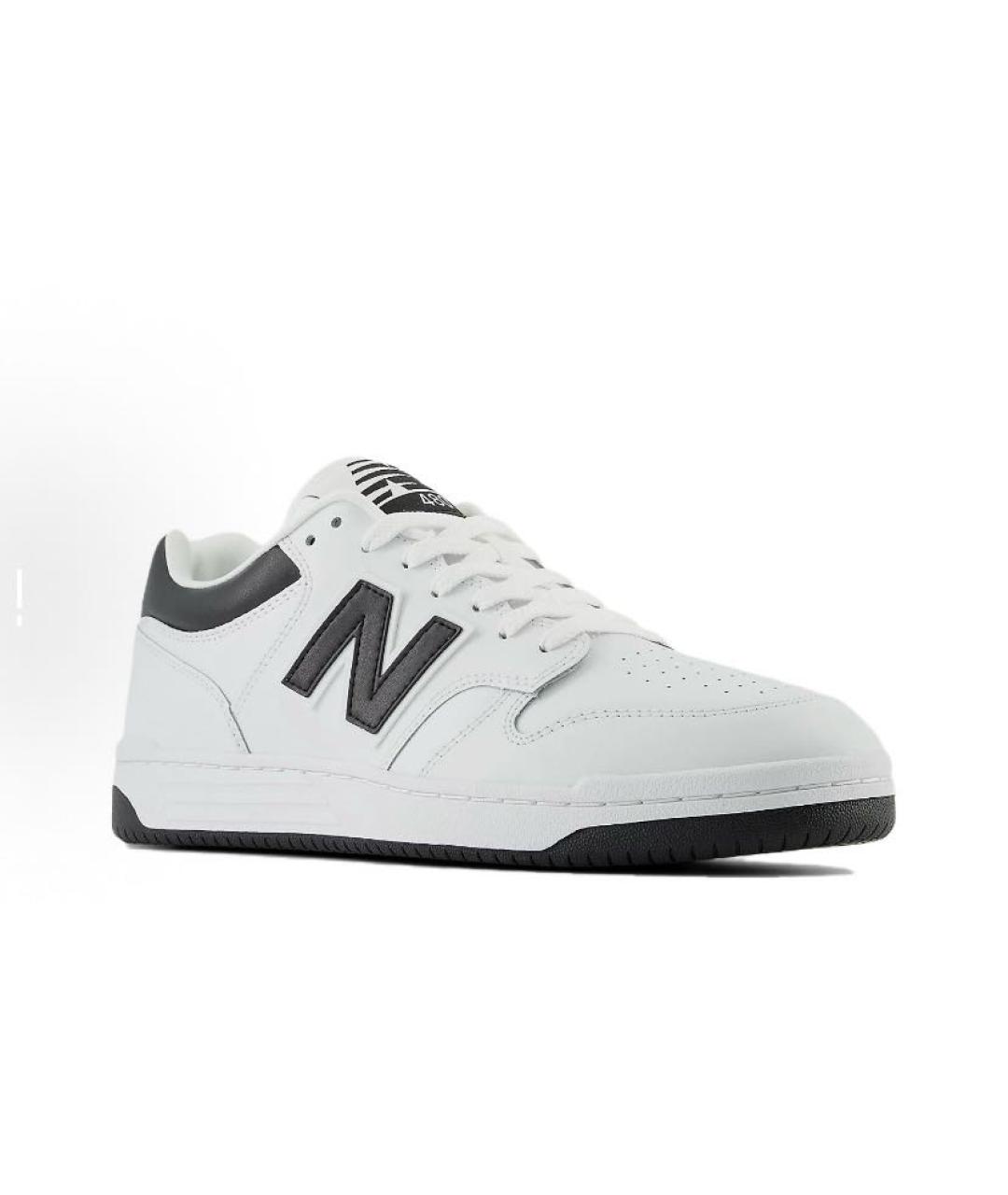 NEW BALANCE Белые кожаные кроссовки, фото 4