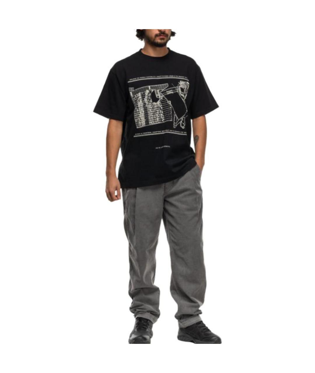 CAV EMPT Черная хлопковая футболка, фото 3