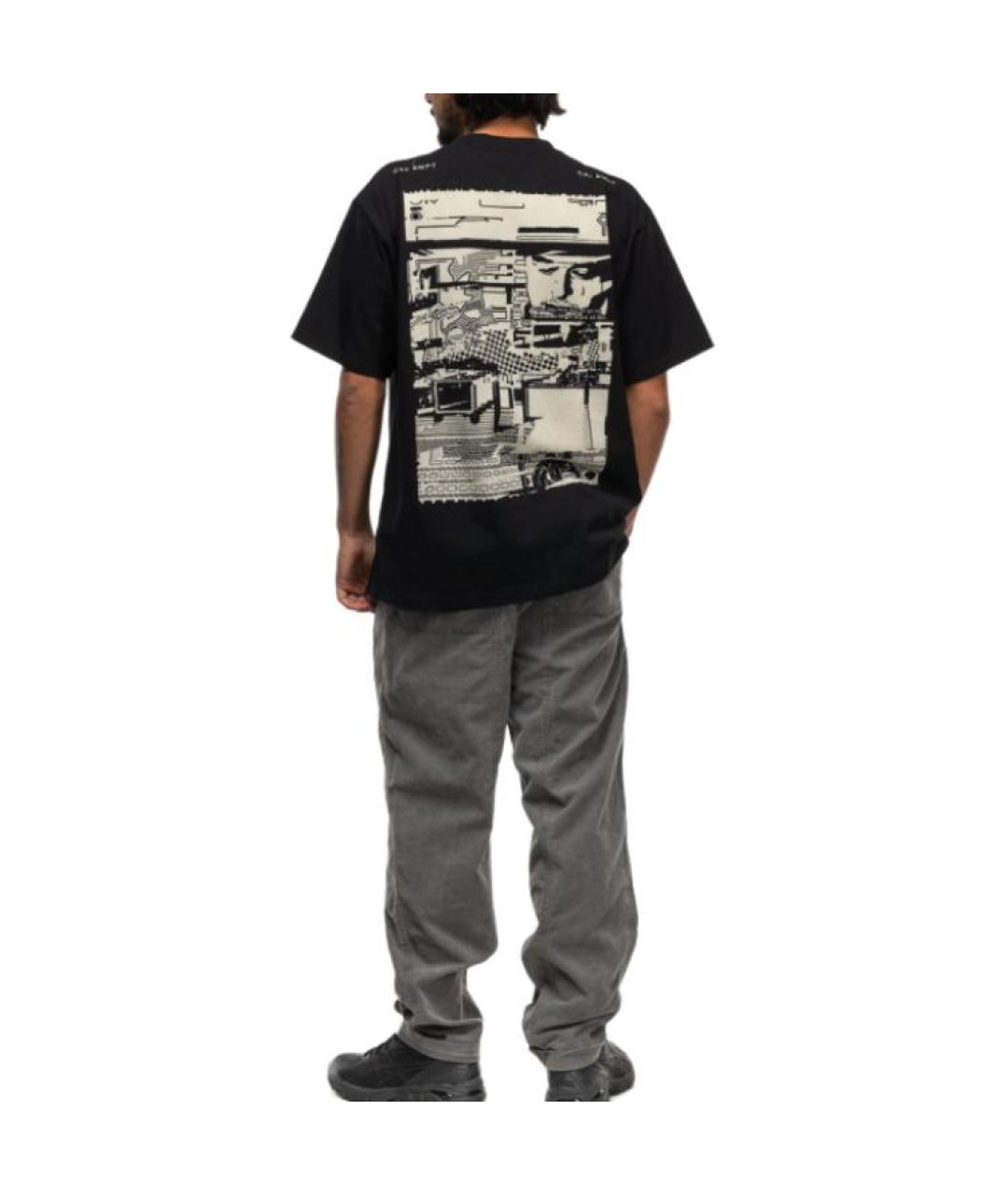 CAV EMPT Черная хлопковая футболка, фото 4