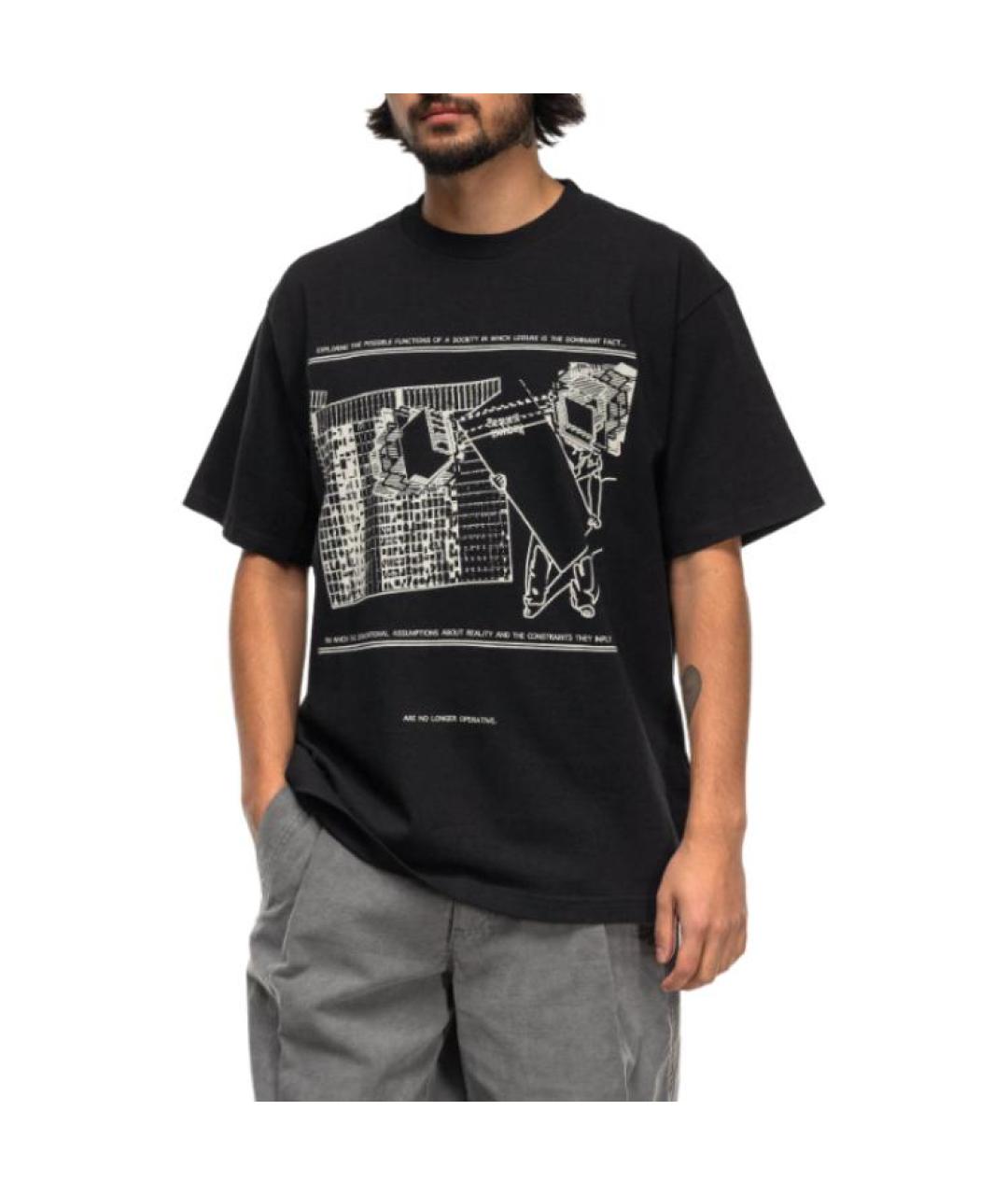 CAV EMPT Черная хлопковая футболка, фото 5