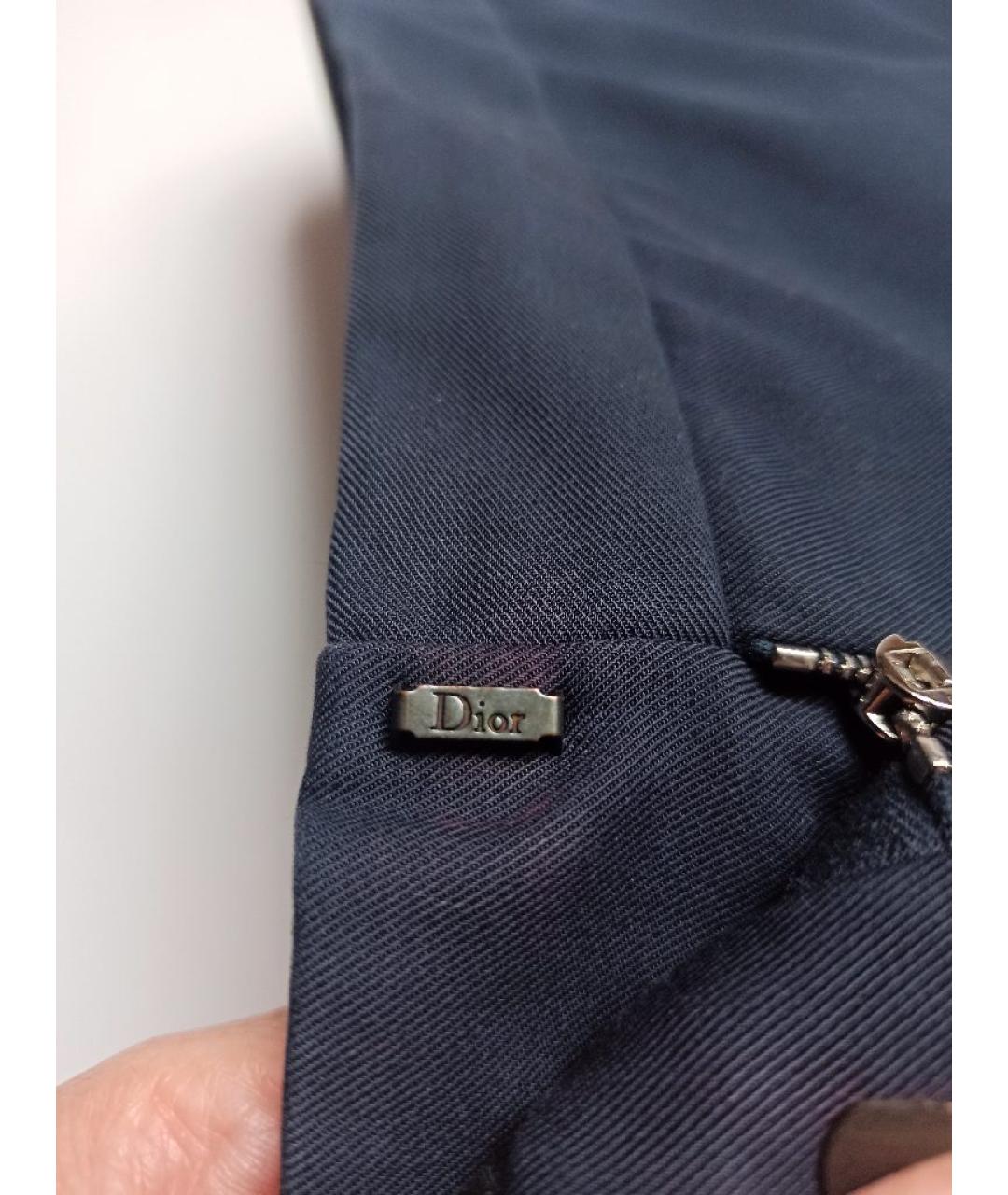CHRISTIAN DIOR Синие хлопковые шорты, фото 5