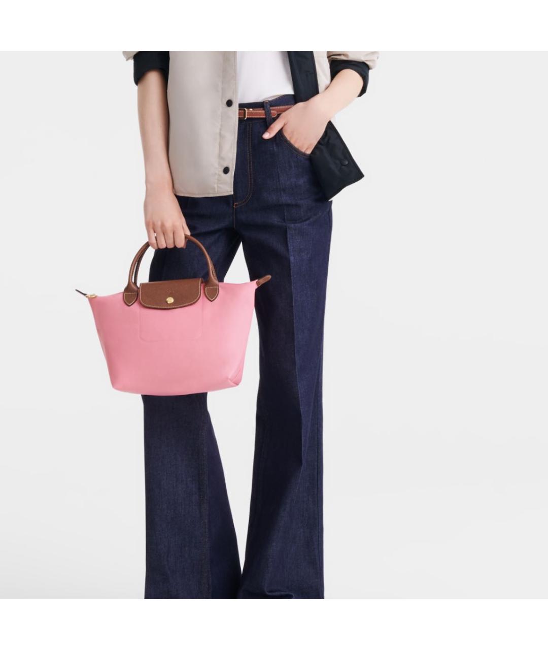 LONGCHAMP Розовая сумка тоут, фото 2