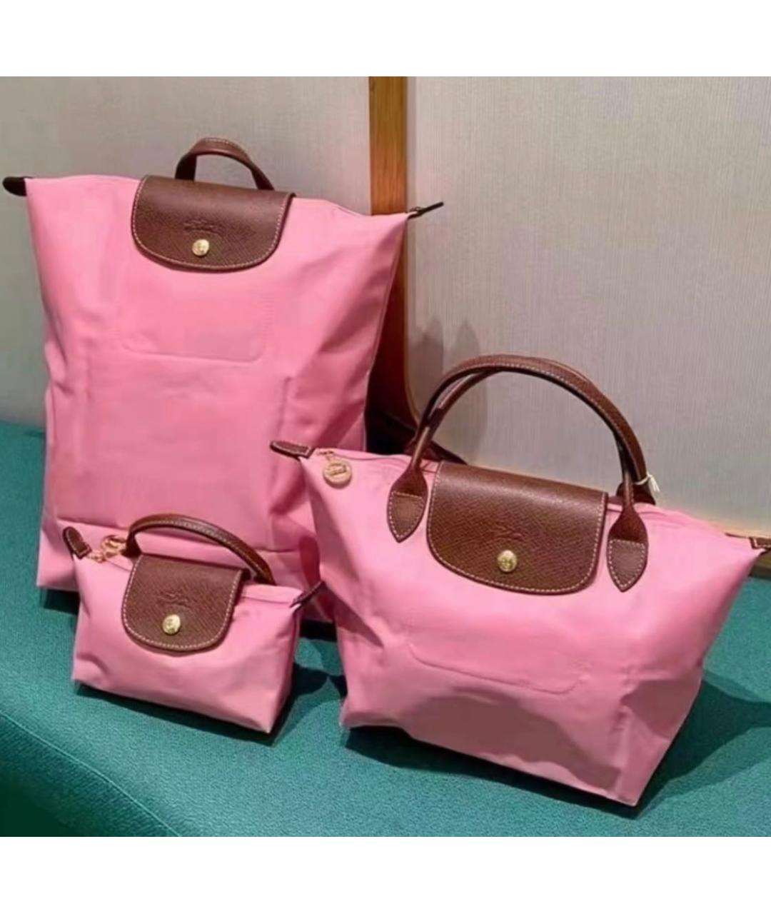 LONGCHAMP Розовая сумка тоут, фото 4