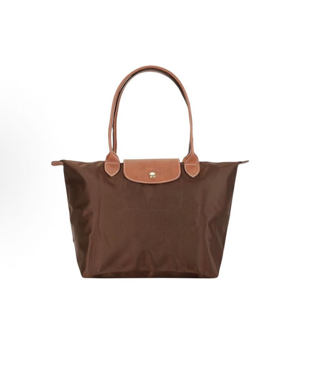LONGCHAMP Коричневая сумка тоут, фото 7