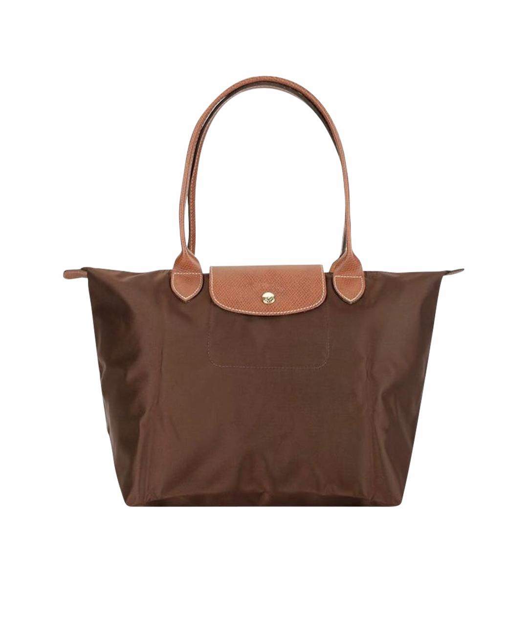 LONGCHAMP Коричневая сумка тоут, фото 1