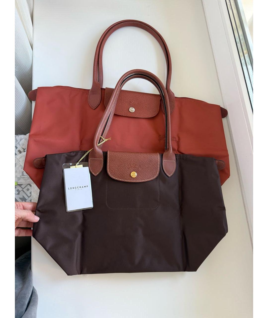 LONGCHAMP Коричневая сумка тоут, фото 8