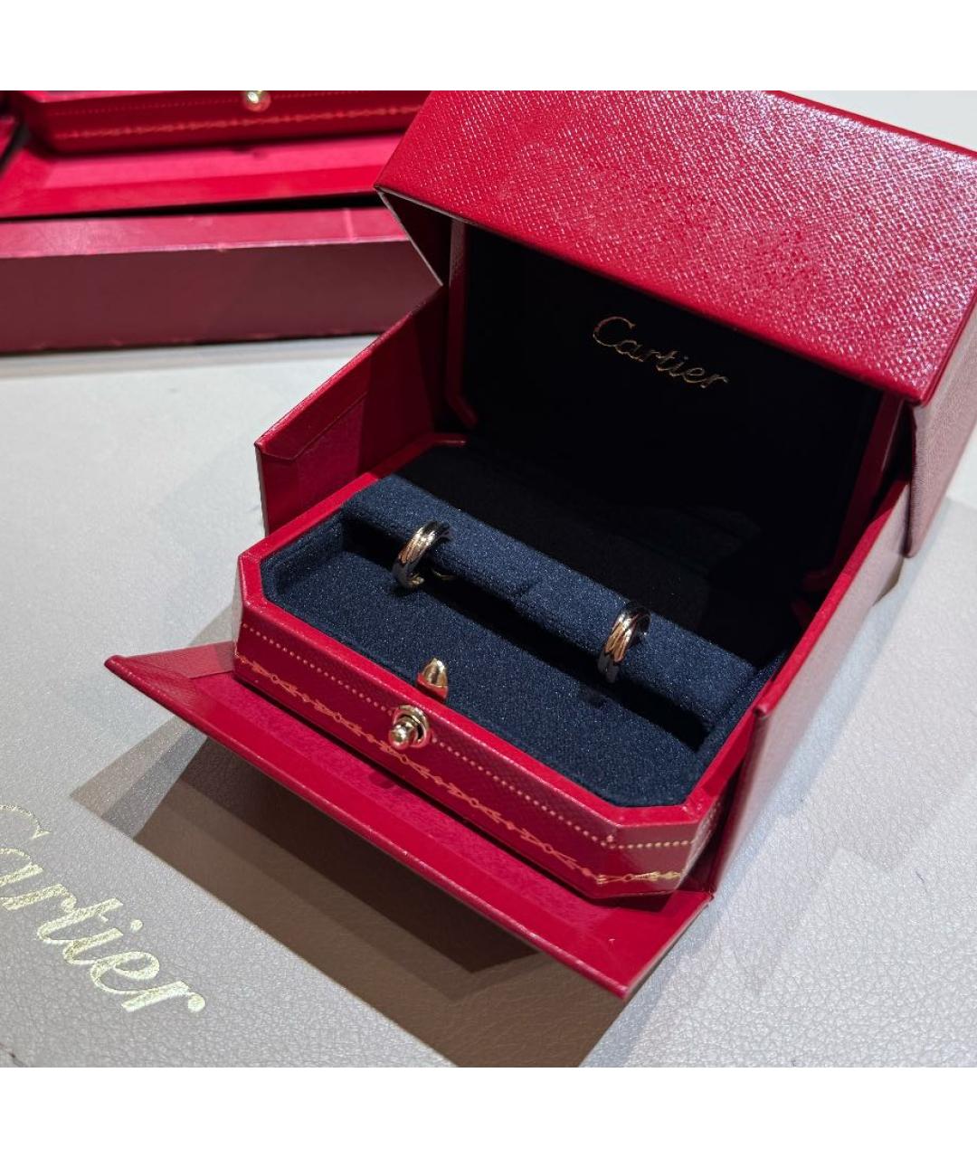 CARTIER Золотые серьги из желтого золота, фото 3