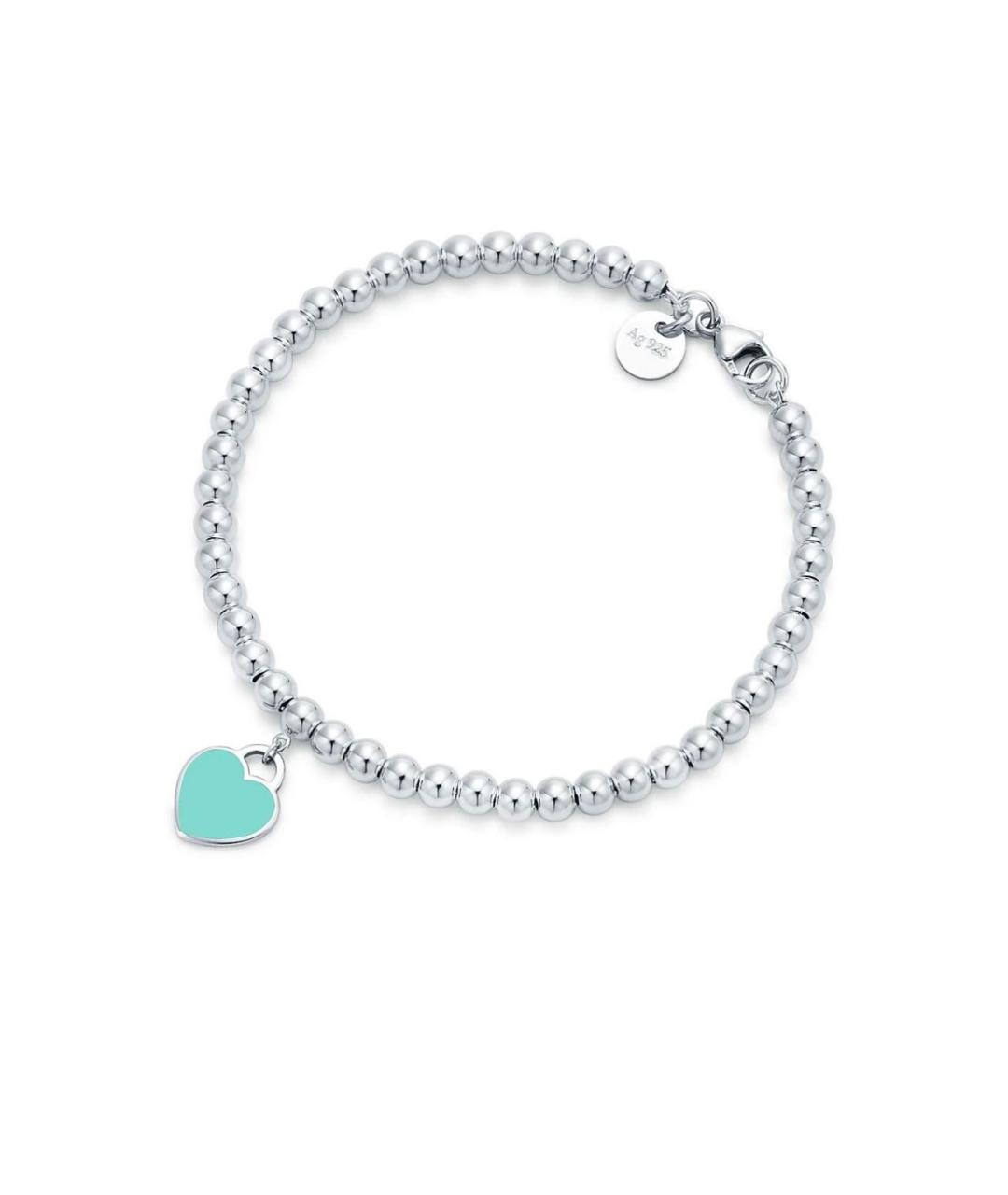 TIFFANY&CO Бирюзовый серебряный браслет, фото 1