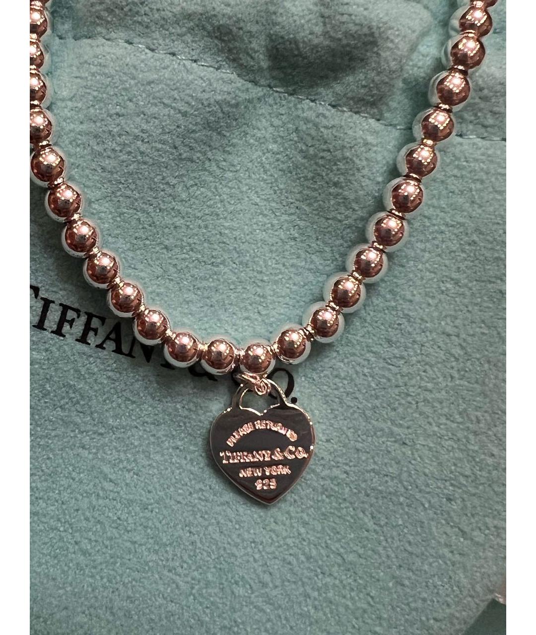 TIFFANY&CO Бирюзовый серебряный браслет, фото 4
