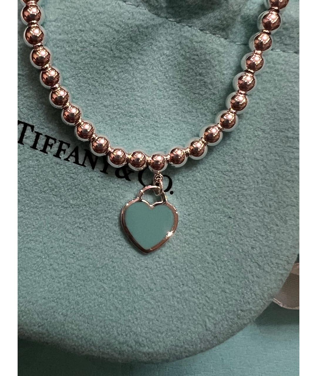 TIFFANY&CO Бирюзовый серебряный браслет, фото 2