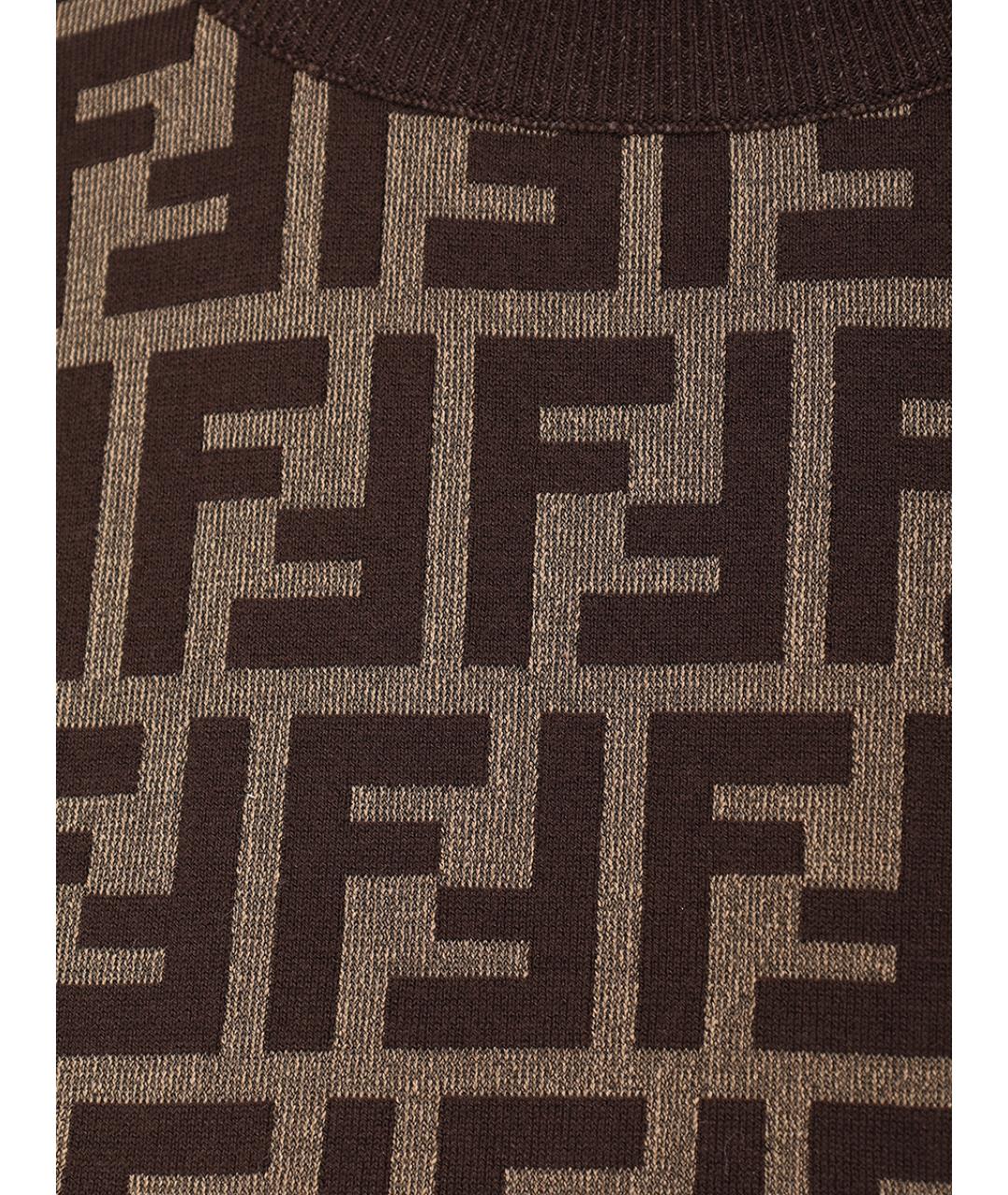 FENDI Бежевый джемпер / свитер, фото 3