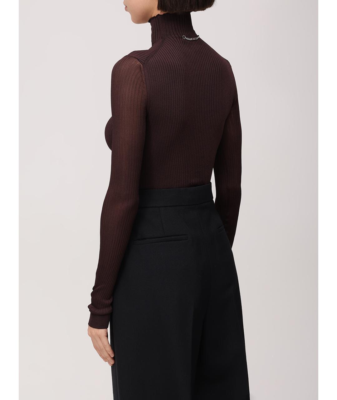 FENDI Коричневое боди, фото 3