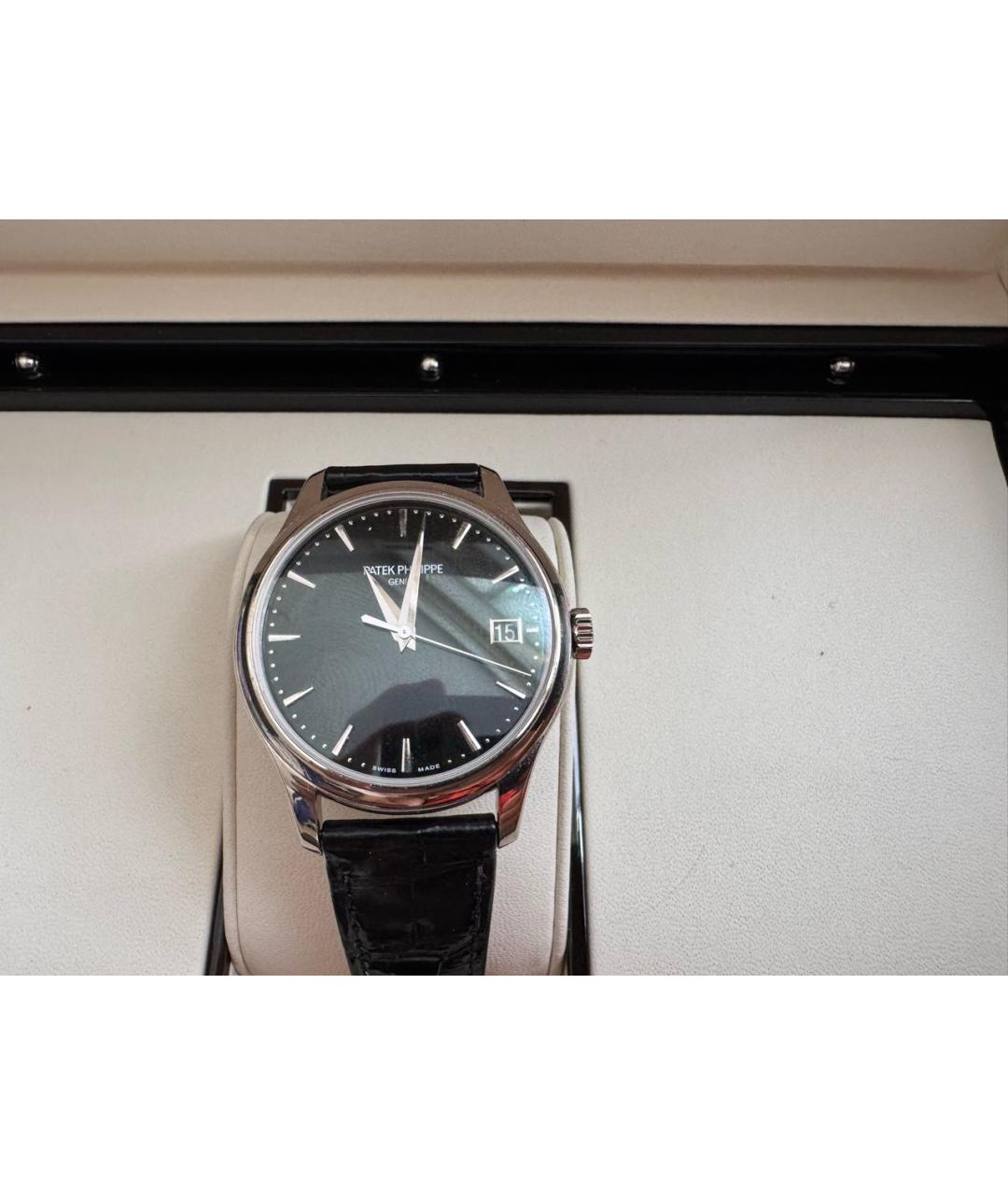 PATEK PHILIPPE Черные часы из белого золота, фото 2