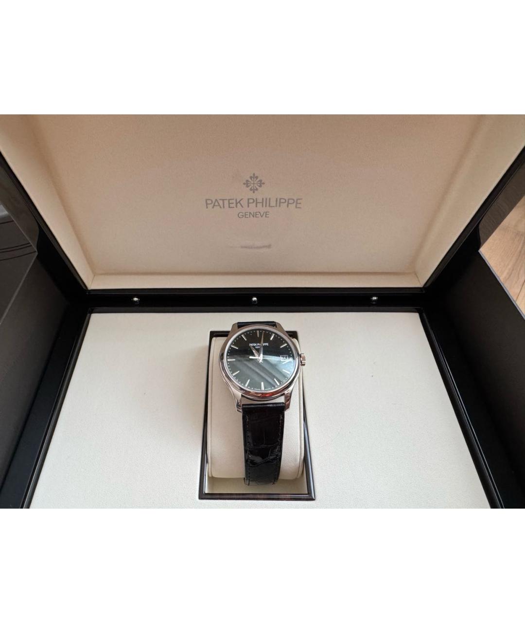 PATEK PHILIPPE Черные часы из белого золота, фото 4