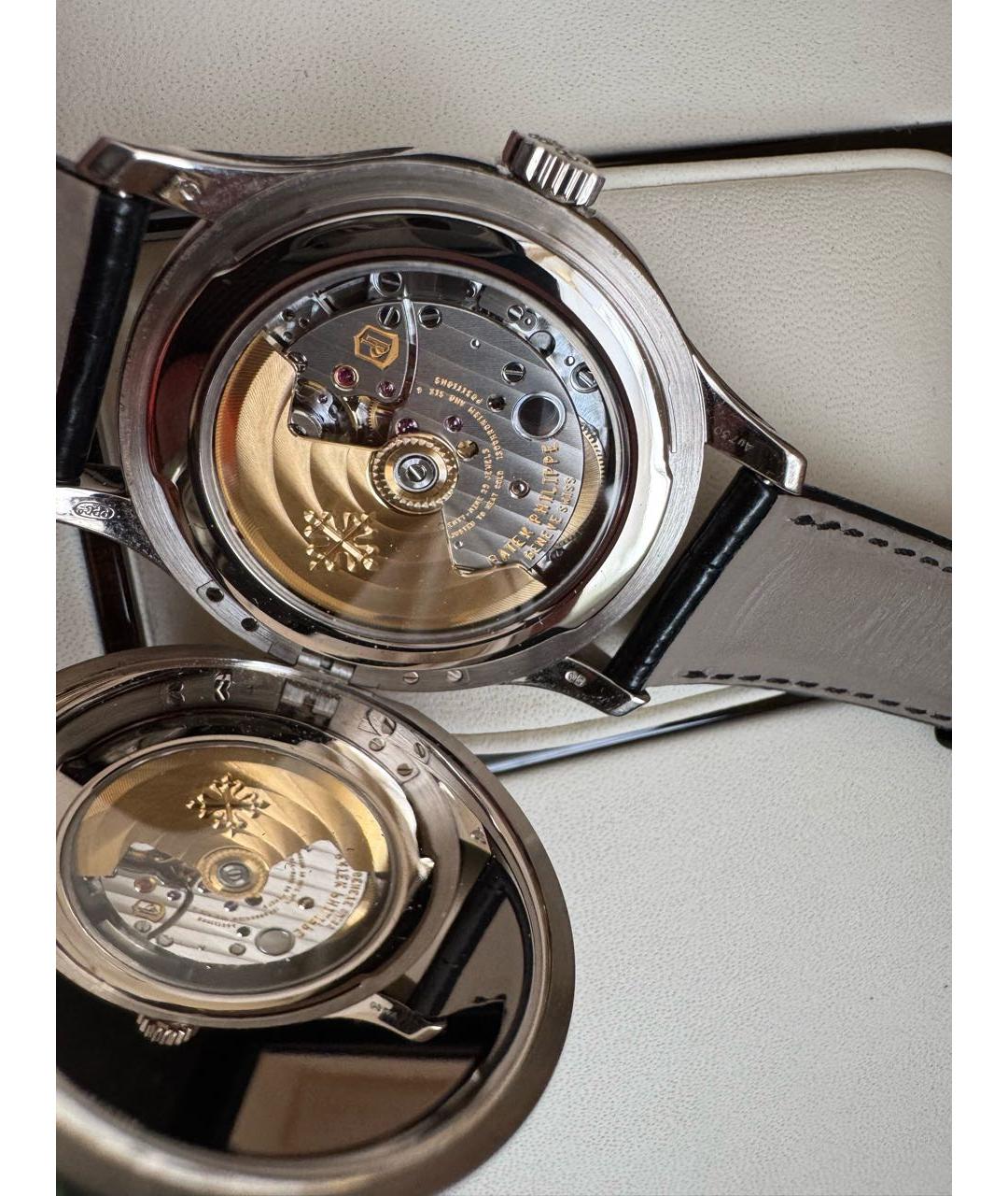 PATEK PHILIPPE Черные часы из белого золота, фото 5