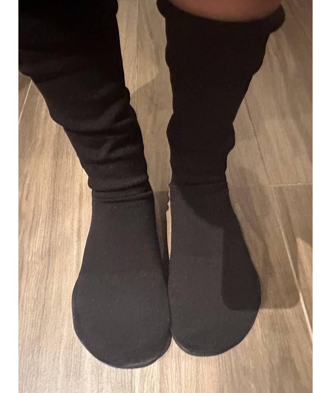 YEEZY Черные текстильные ботинки, фото 3