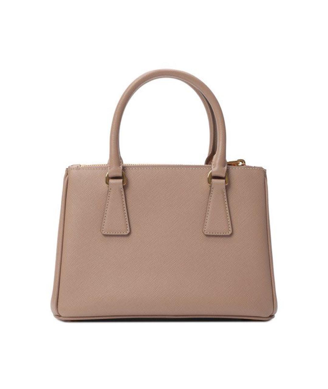 PRADA Бежевая кожаная сумка тоут, фото 2