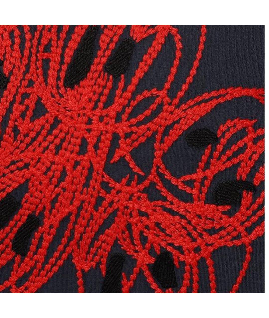 KENZO Темно-синяя хлопковая футболка, фото 4