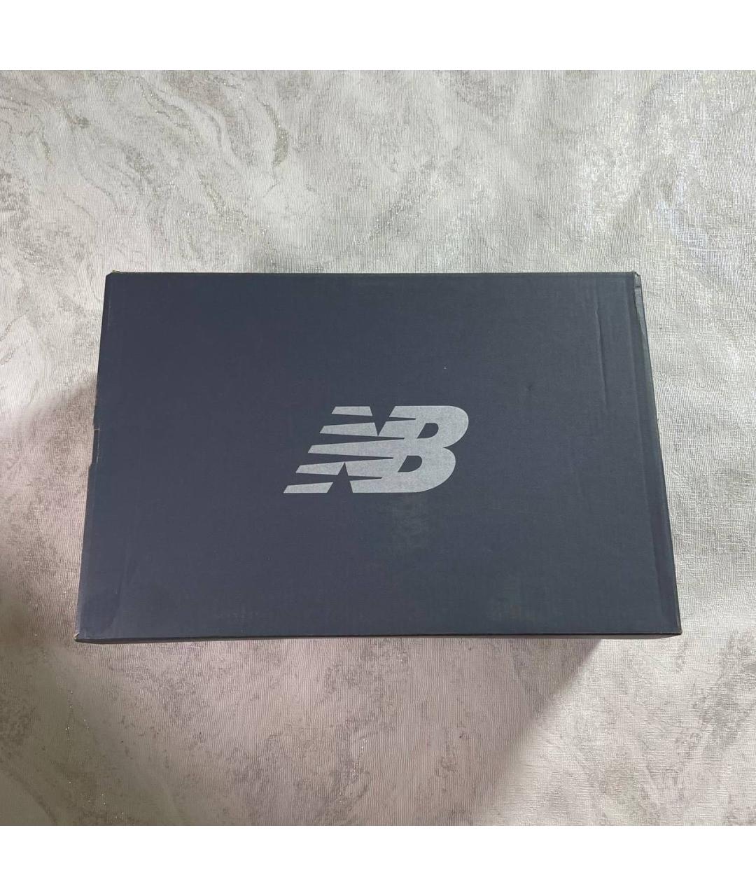 NEW BALANCE Темно-синие замшевые низкие кроссовки / кеды, фото 5