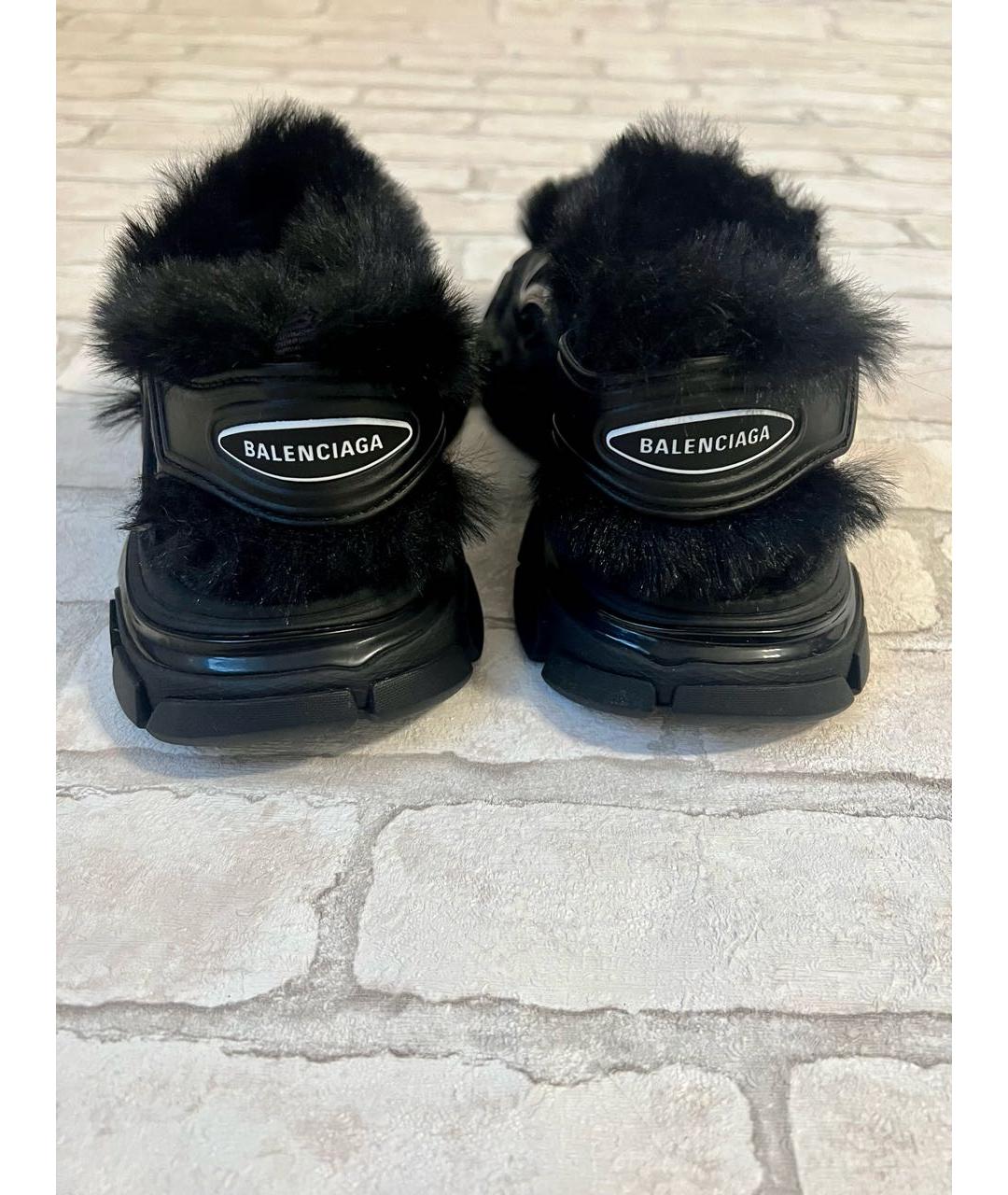 BALENCIAGA Черные сандалии, фото 4