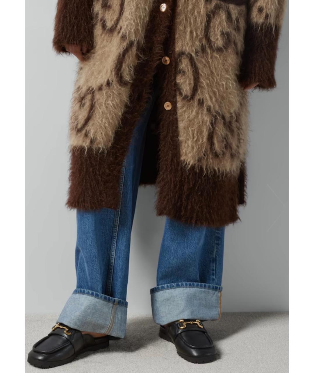GUCCI Черные кожаные мюли, фото 5