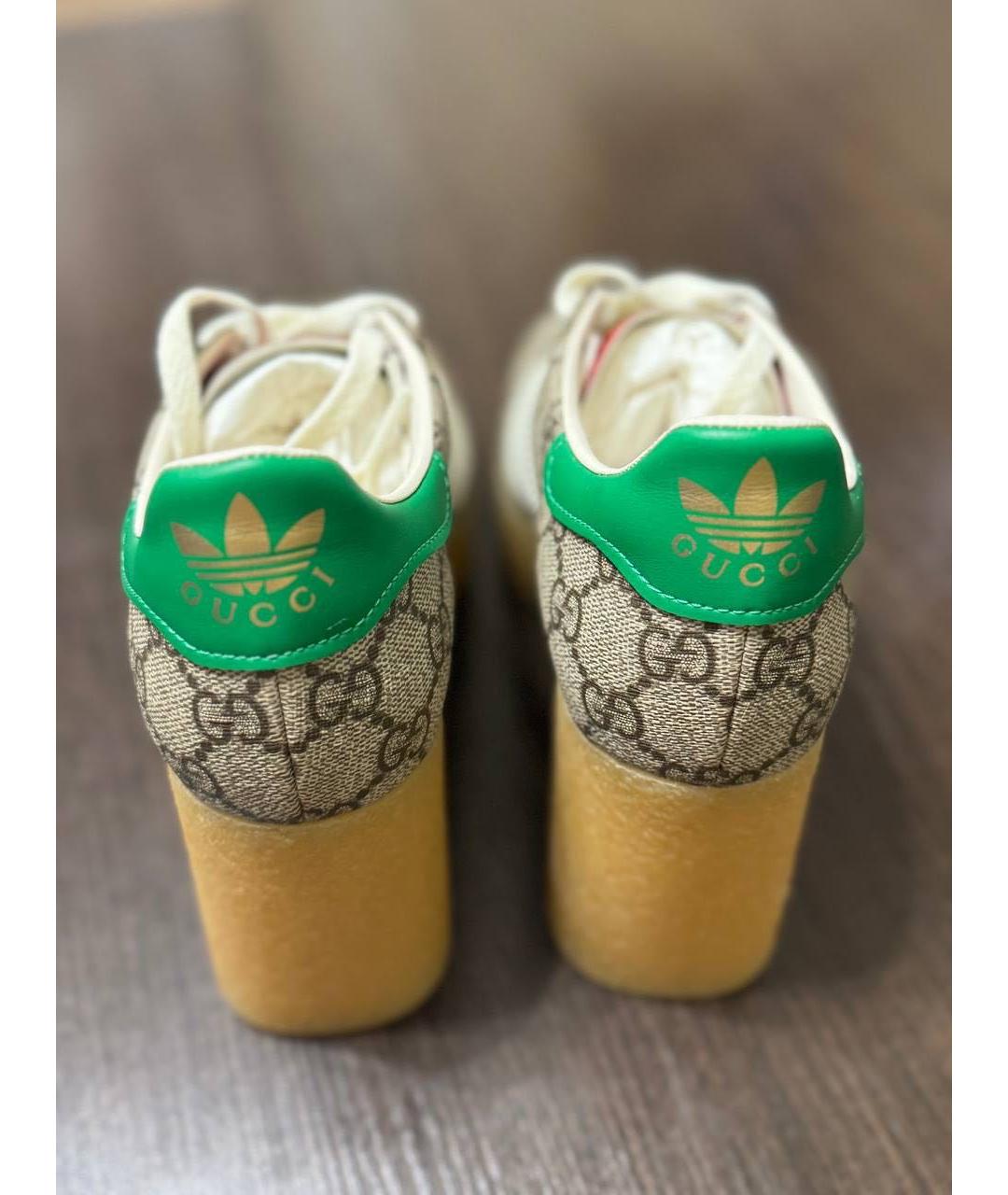 GUCCI Бежевые ботильоны, фото 4