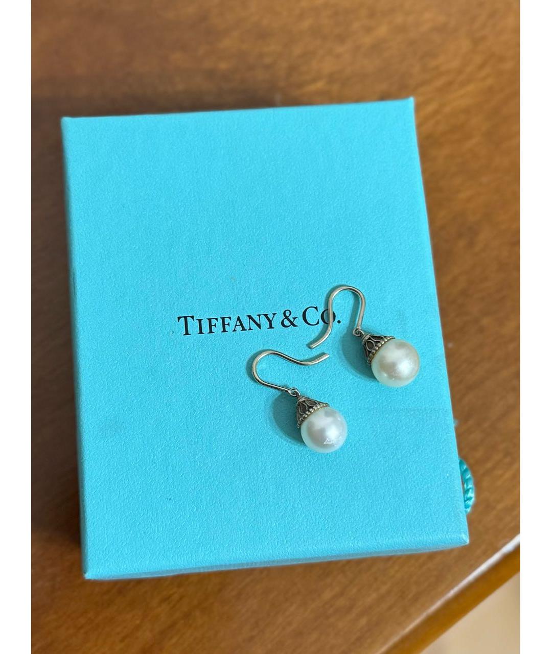 TIFFANY&CO Серебряные серебряные серьги, фото 4