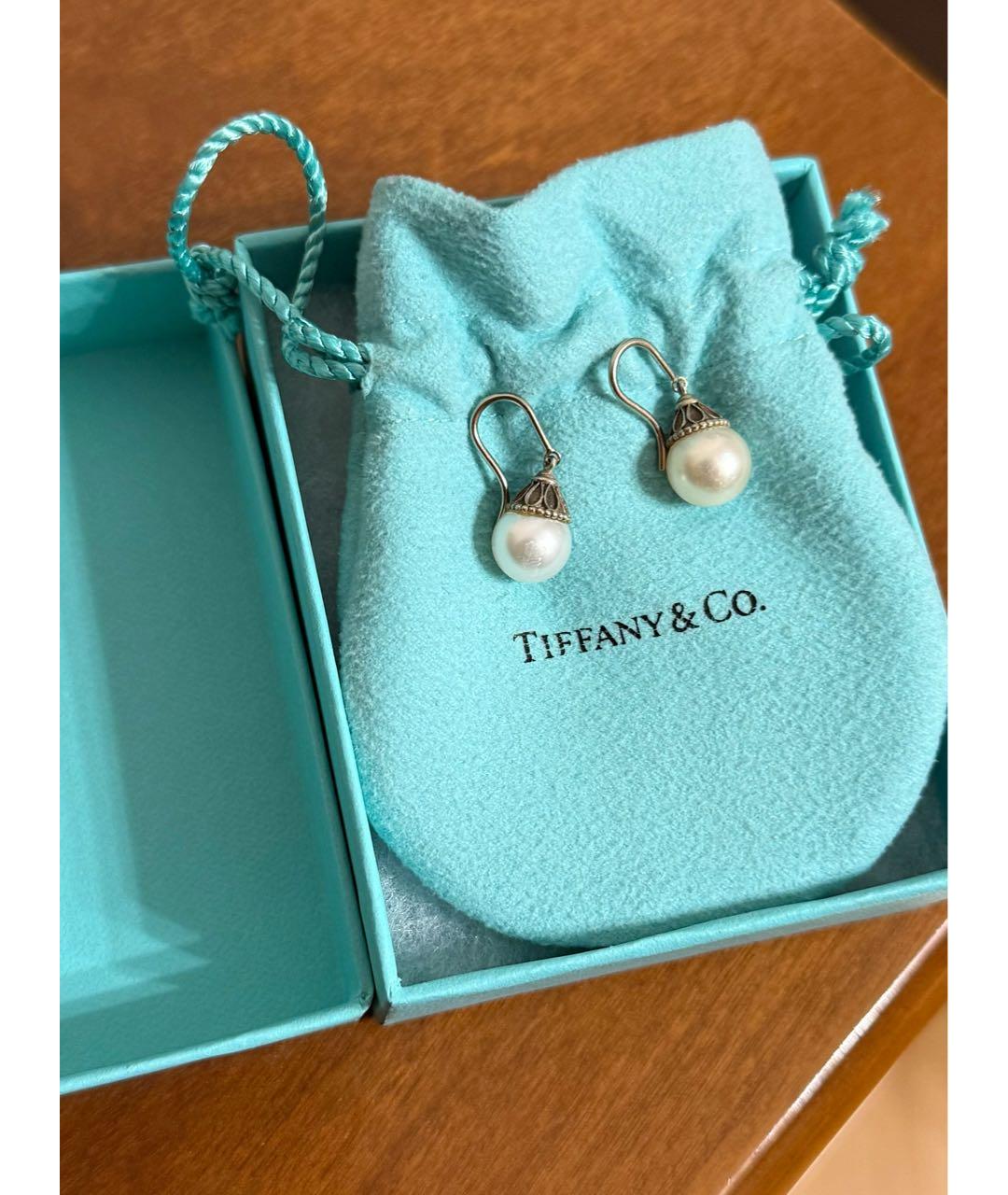 TIFFANY&CO Серебряные серебряные серьги, фото 2