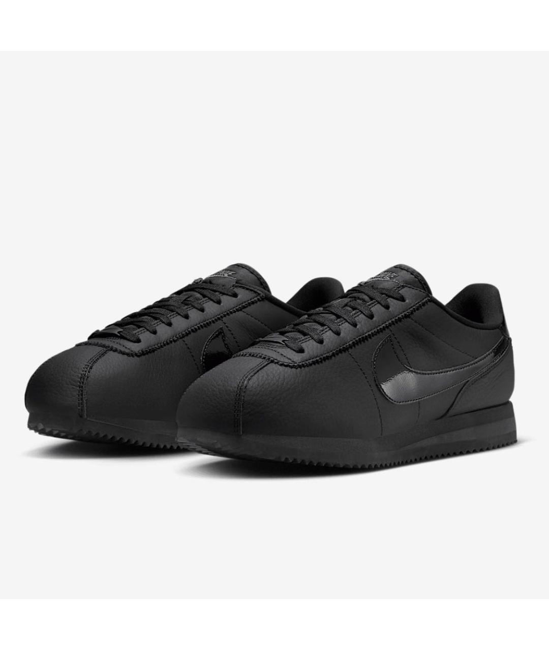 NIKE Черные кожаные кроссовки, фото 2