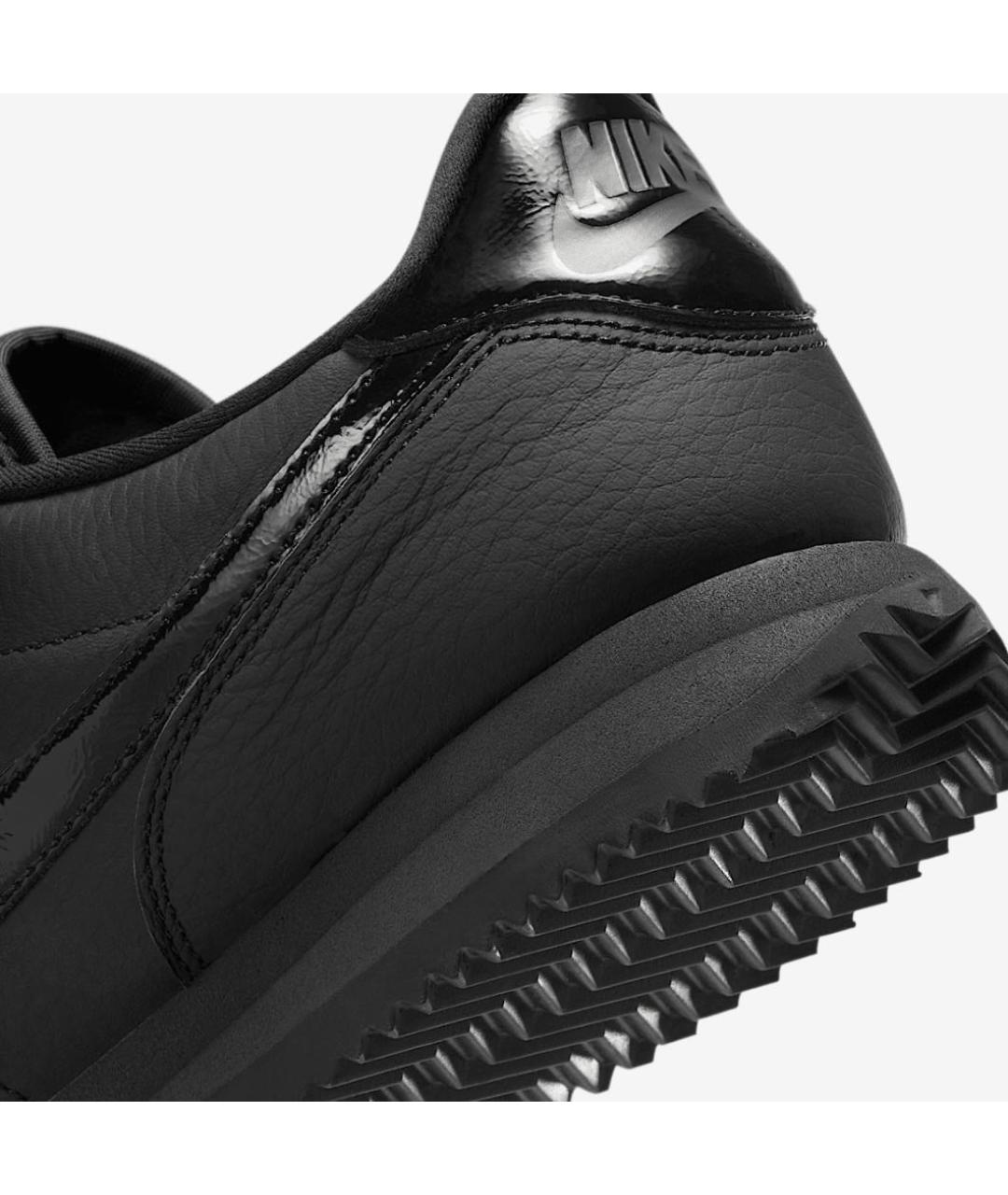 NIKE Черные кожаные кроссовки, фото 6