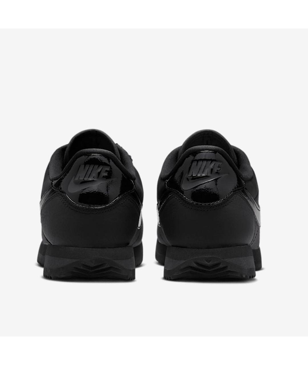 NIKE Черные кожаные кроссовки, фото 4