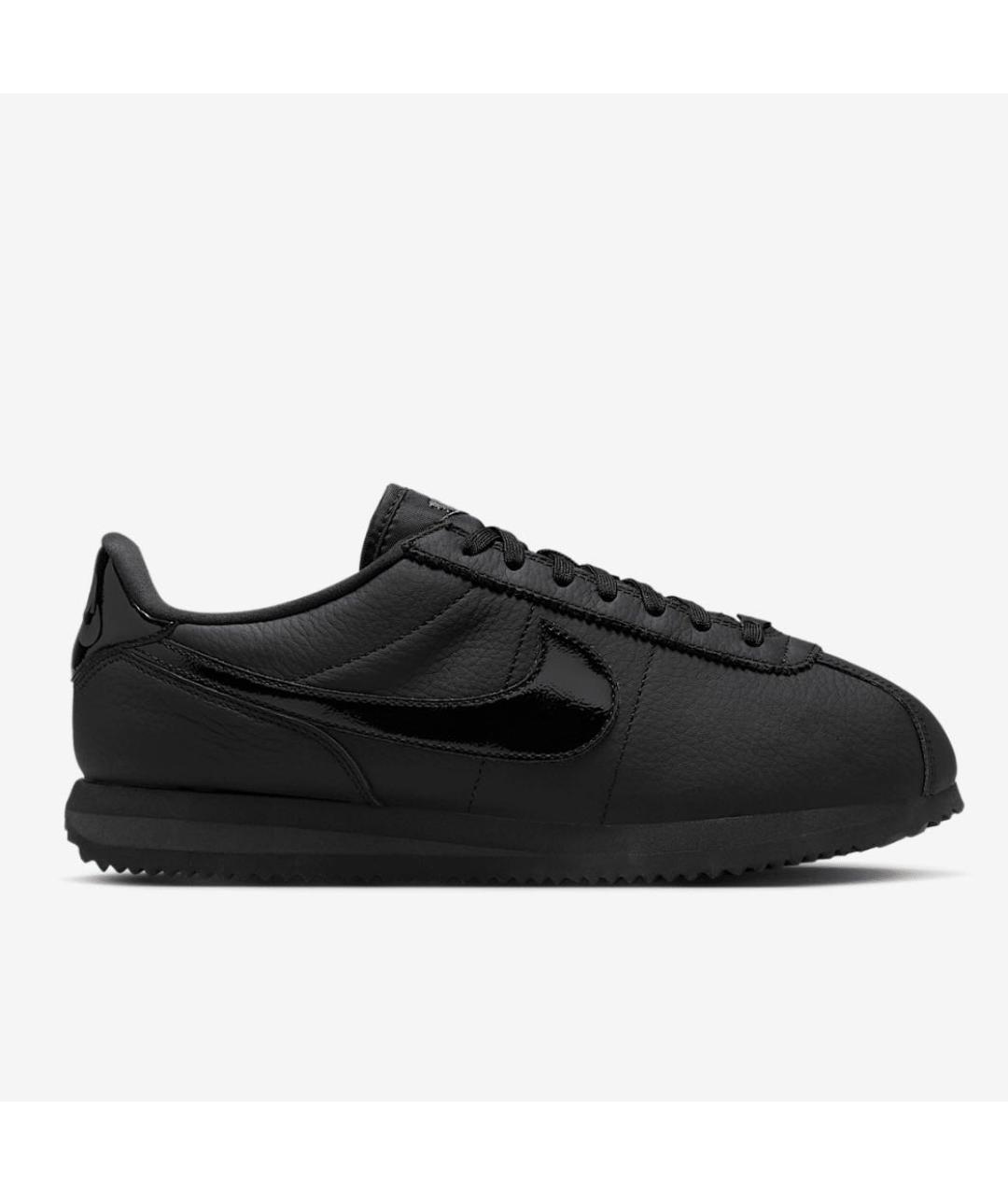 NIKE Черные кожаные кроссовки, фото 8