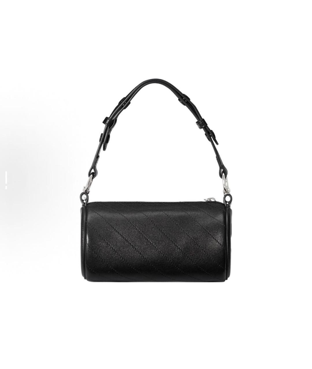 GUCCI Черная кожаная сумка с короткими ручками, фото 3