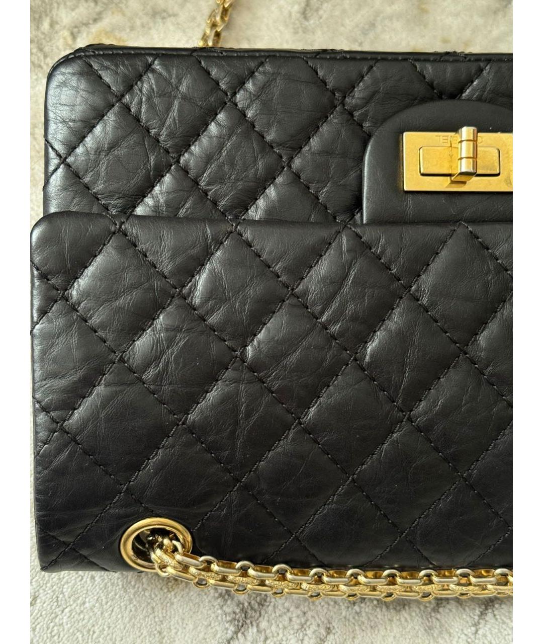 CHANEL Черная кожаная сумка через плечо, фото 3