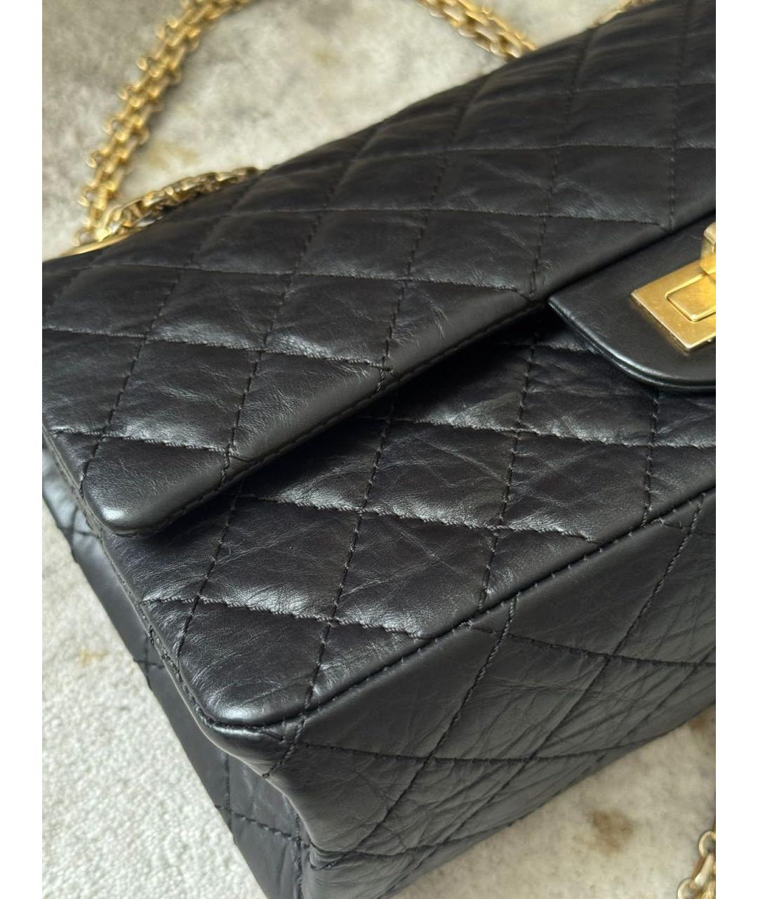 CHANEL Черная кожаная сумка через плечо, фото 4