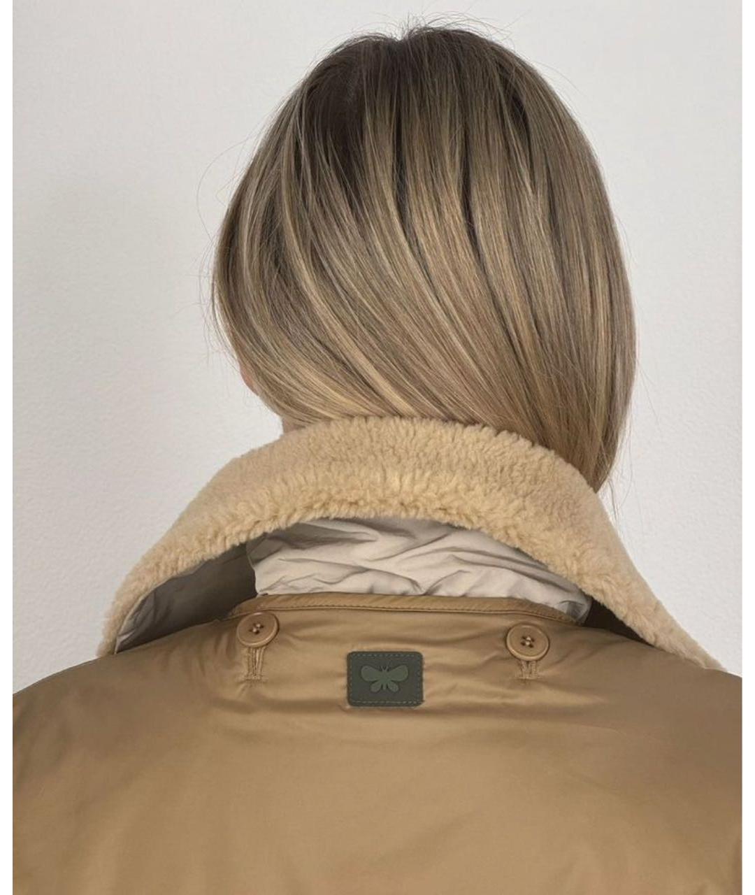 WEEKEND MAX MARA Хаки шерстяная куртка, фото 8