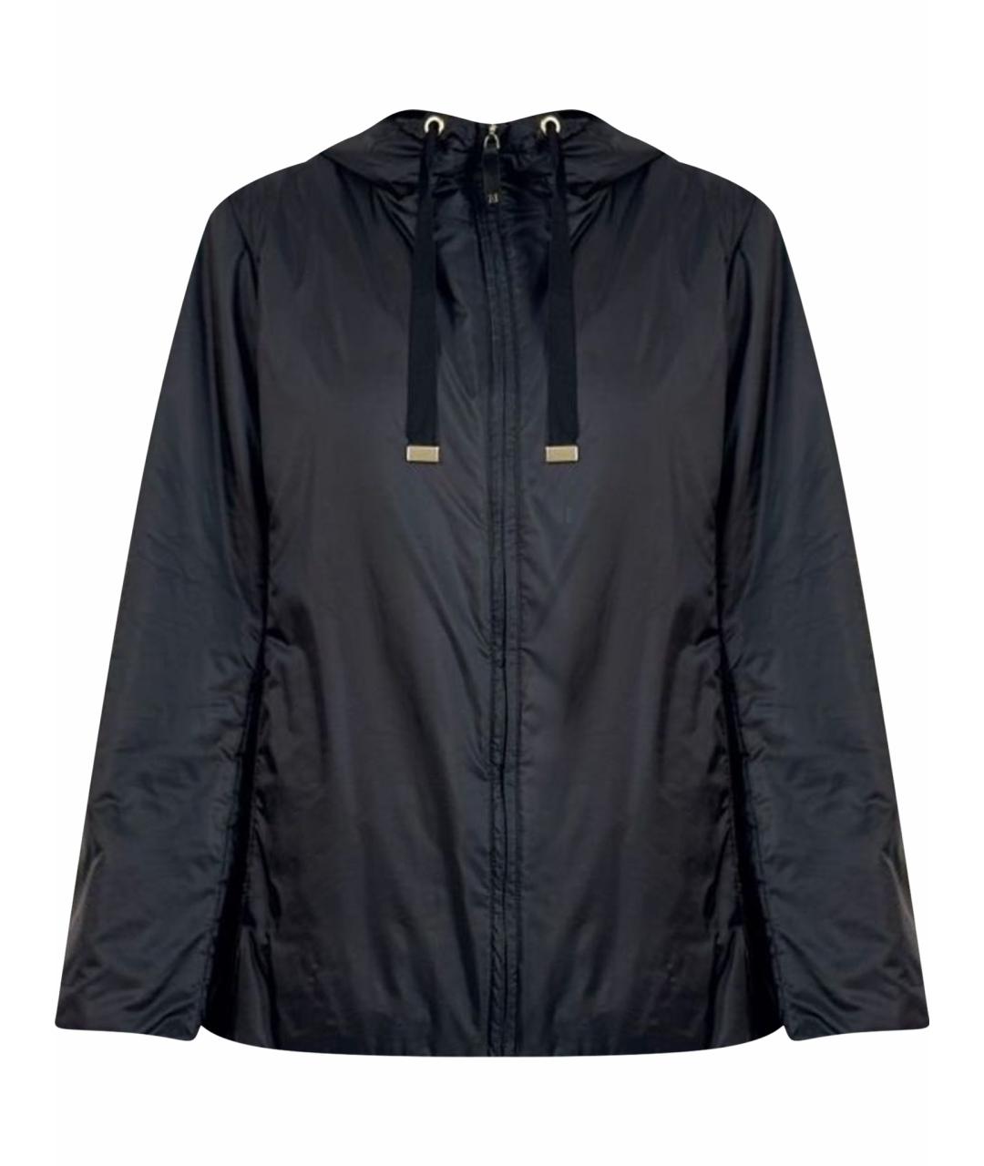 MAX MARA Черная полиэстеровая куртка, фото 1