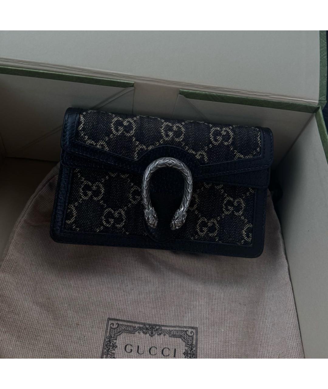 GUCCI Черная сумка через плечо, фото 5