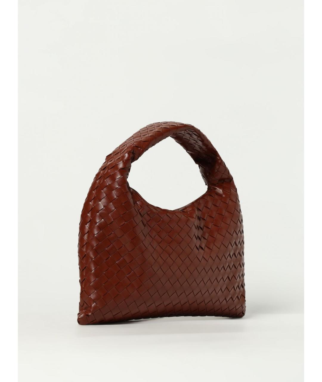 BOTTEGA VENETA Коричневая кожаная сумка через плечо, фото 2