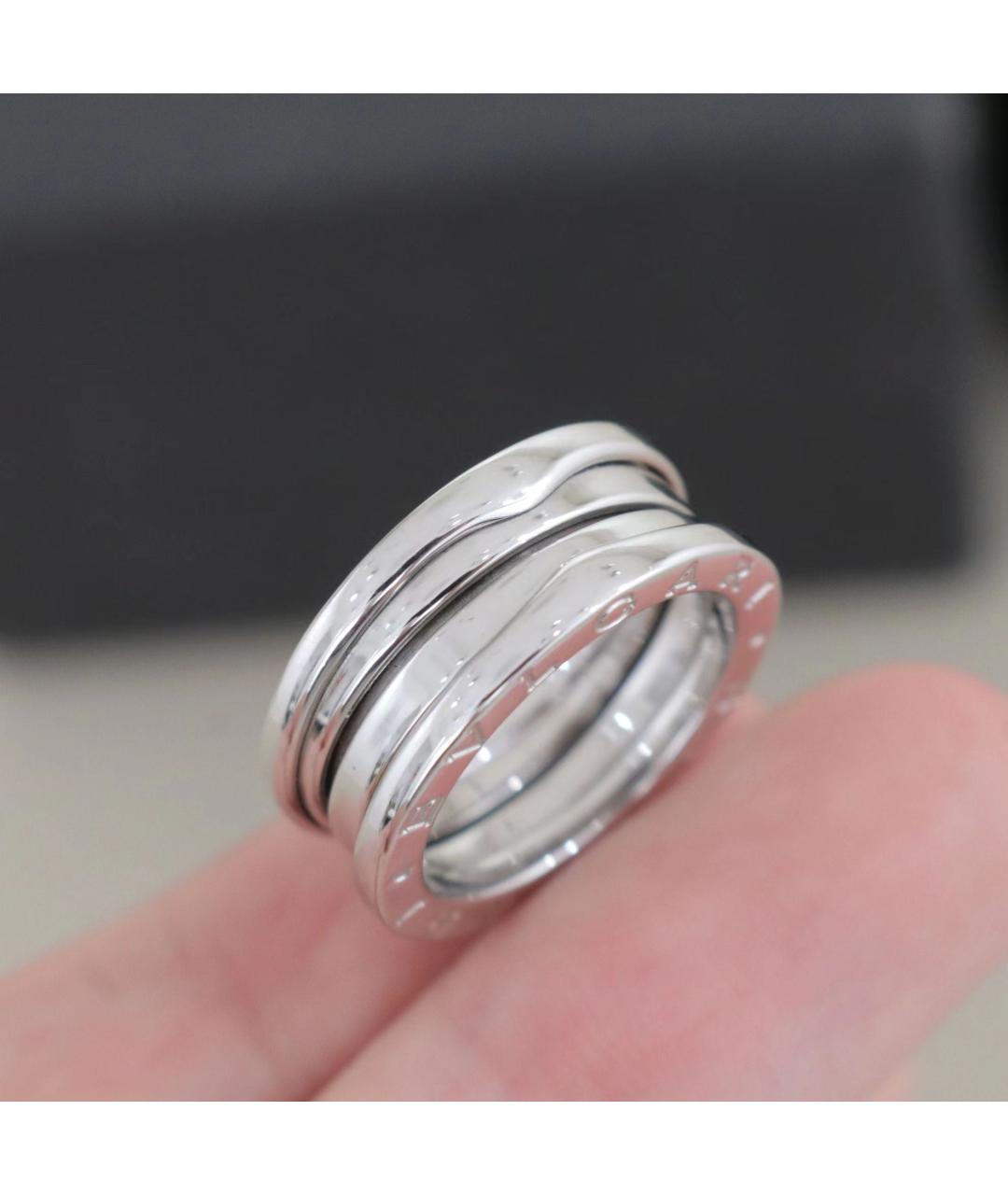 BVLGARI Серебряное кольцо из белого золота, фото 4