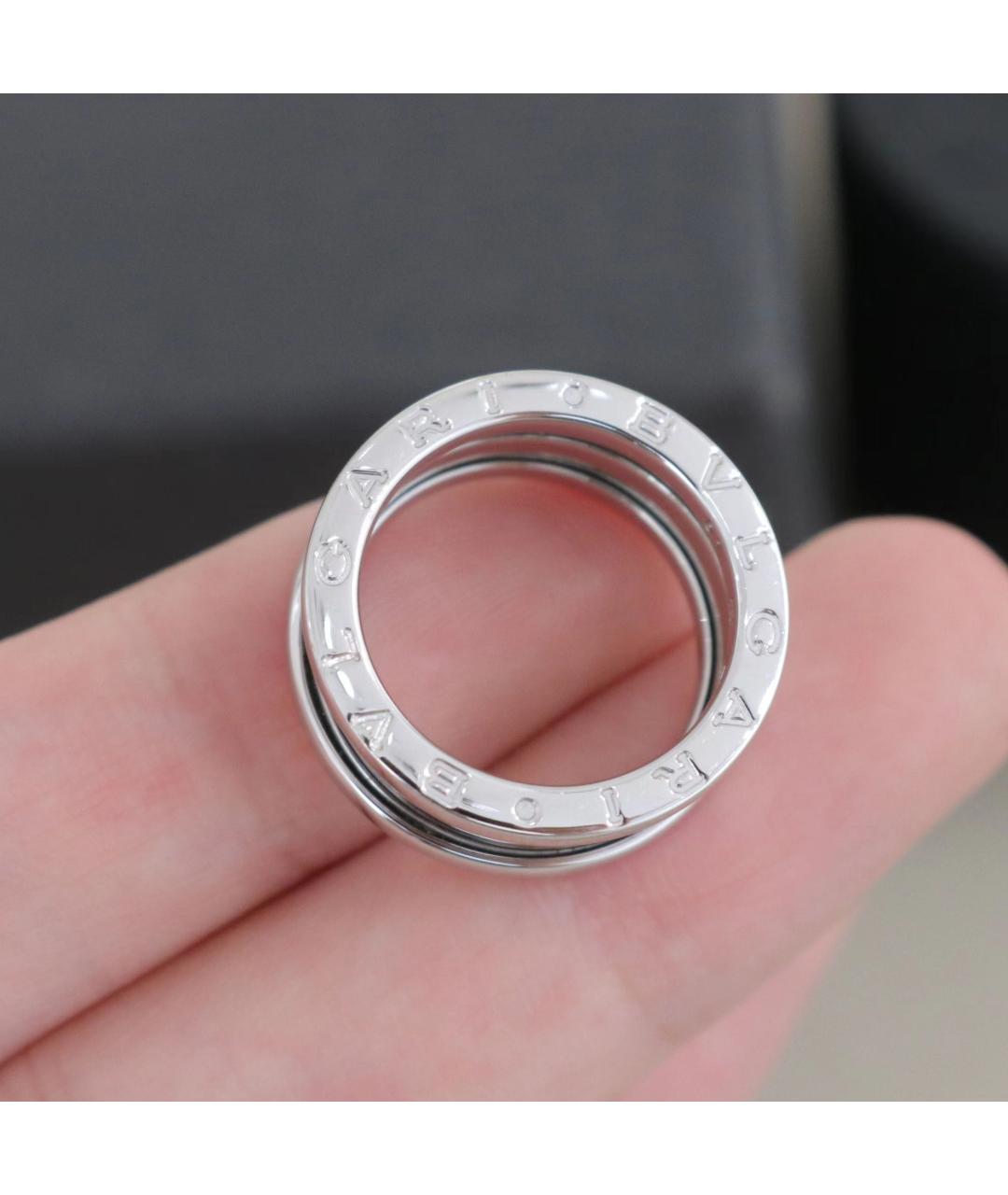 BVLGARI Серебряное кольцо из белого золота, фото 5