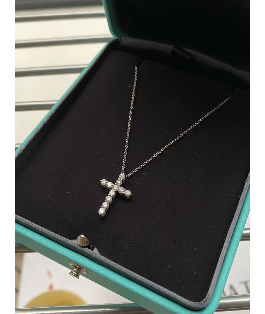 TIFFANY&CO Серебряное колье из белого золота, фото 3