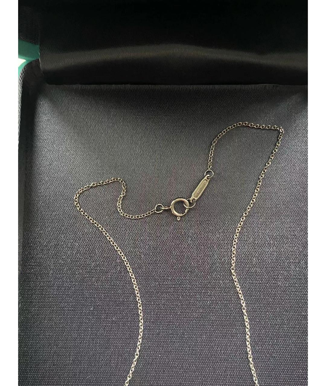 TIFFANY&CO Серебряное колье из белого золота, фото 6