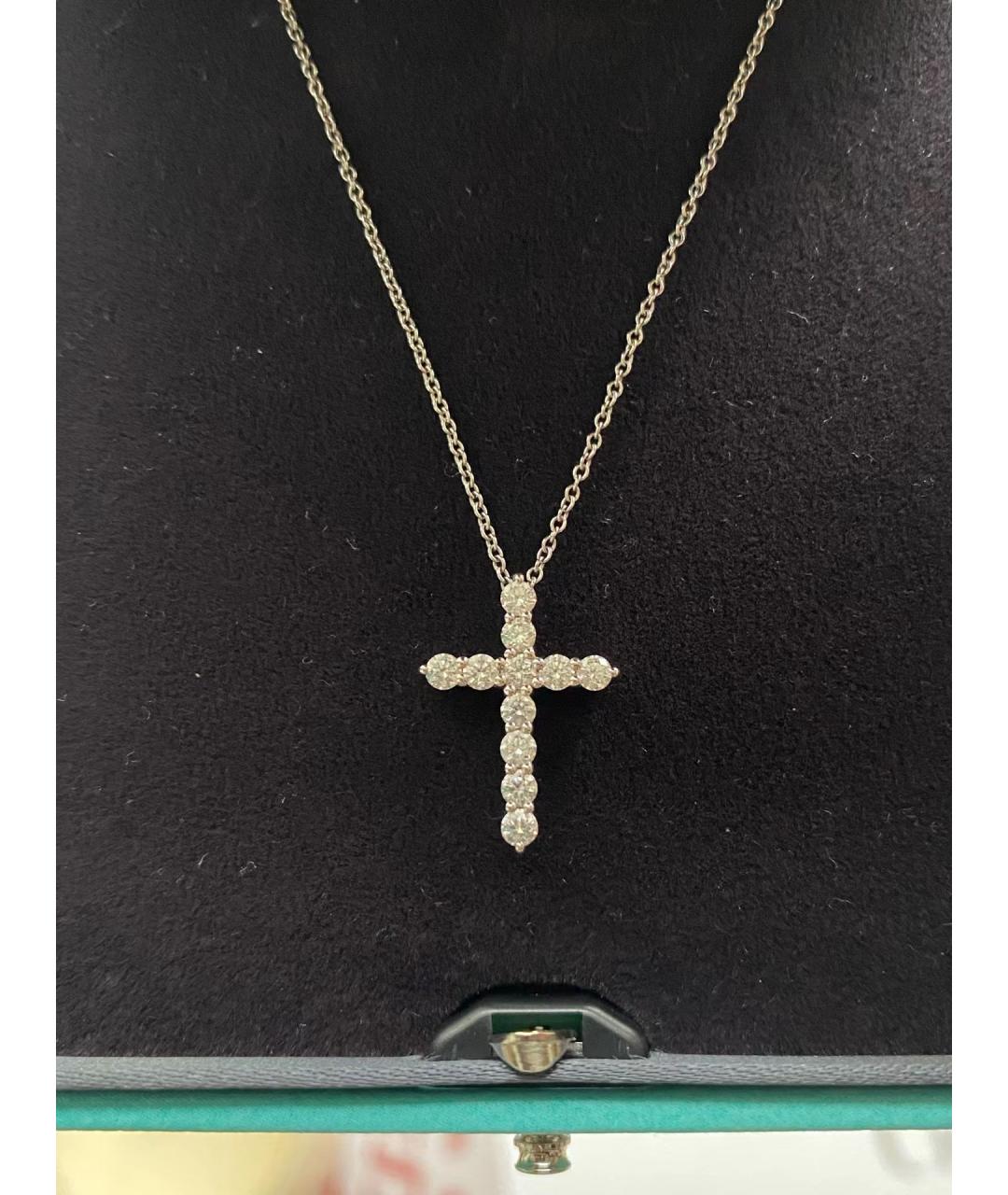 TIFFANY&CO Серебряное колье из белого золота, фото 4