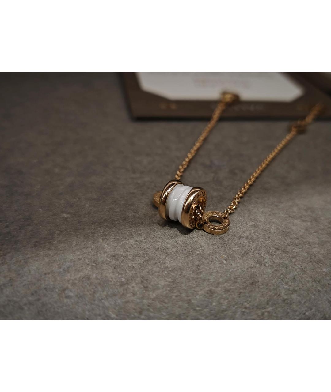 BVLGARI Белый браслет из розового золота, фото 4