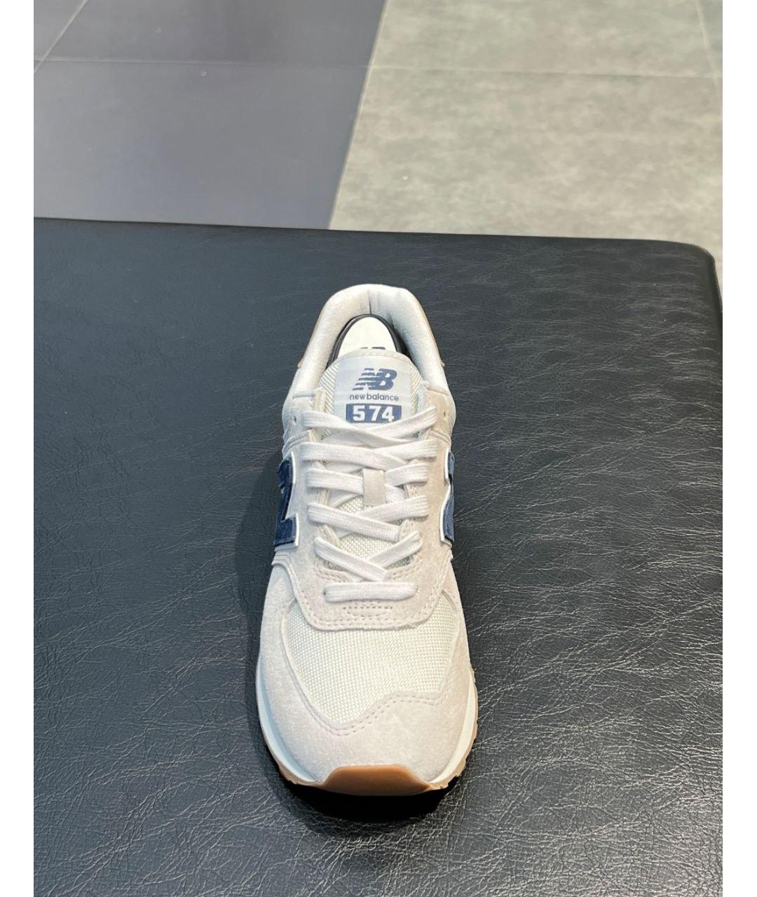 NEW BALANCE Серые низкие кроссовки / кеды, фото 2