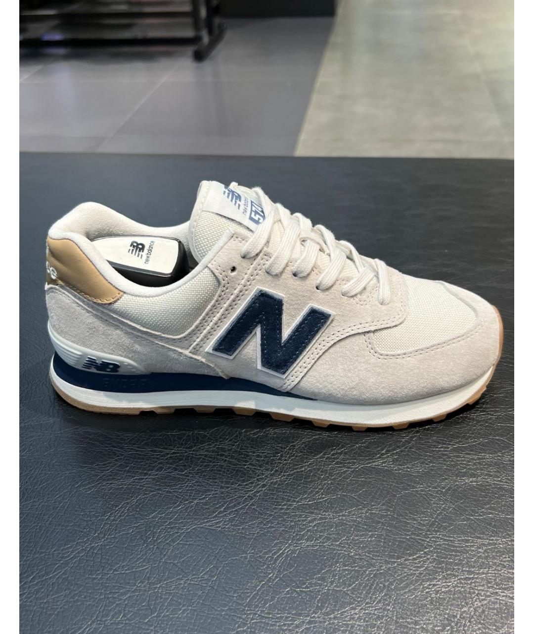 NEW BALANCE Серые низкие кроссовки / кеды, фото 3