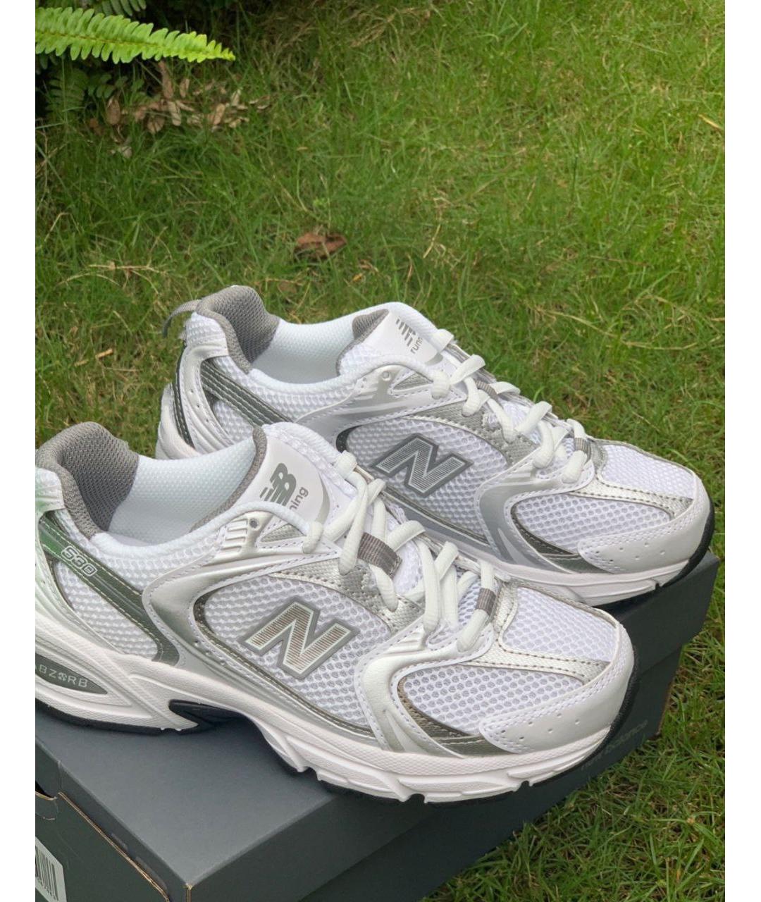 NEW BALANCE Серебряные кроссовки, фото 2